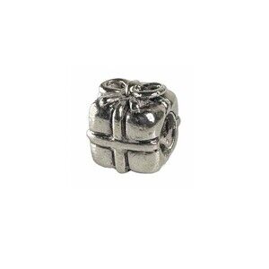 Pandora Silver Present Gift with Ribbon Bow (RETIRED) Authentic Charm #2